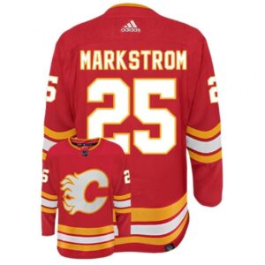 6861a683db5da_1 Men's Calgary Flames #25 Jacob Markstrom Red Stitched NHL Jersey