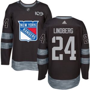 6861a698eb2c4_1 Rangers #24 Oscar Lindberg Black 1917-2017 100th Anniversary Stitched NHL Jersey