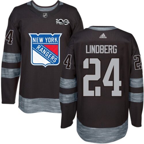 6861a698eb2c4_1 Rangers #24 Oscar Lindberg Black 1917-2017 100th Anniversary Stitched NHL Jersey