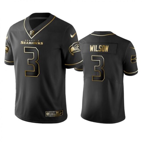 6861a6a0eef87_1 Men's Seattle Seahawks #3 Russell Wilson Black 2019 Golden Edition Limited Stitched NFL Jersey