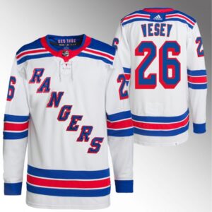 6861a6a226b13_1 Men's New York Rangers #26 Jimmy Vesey White Stitched Jersey