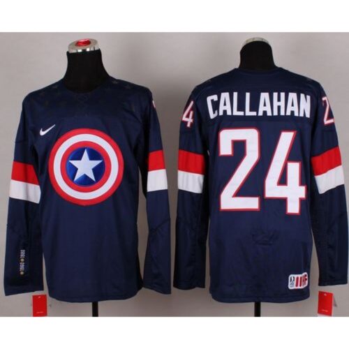 6861a6ba9b3e3_1 Olympic Team USA #24 Ryan Callahan Navy Blue Captain America Fashion Stitched NHL Jersey