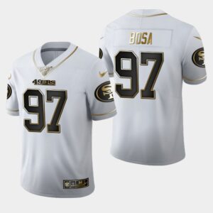 6861a6f7b8d02_1 Men's San Francisco 49ers #97 Nick Bosa White 2019 100th Season Golden Edition Limited Stitched NFL Jersey