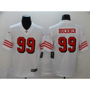 6861a709dedfb_1 Men's San Francisco 49ers #99 DeForest Buckner White Color Rush Limited Stitched NFL Jersey