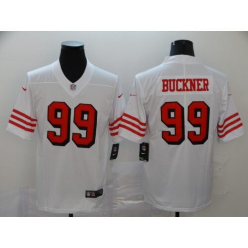6861a709dedfb_1 Men's San Francisco 49ers #99 DeForest Buckner White Color Rush Limited Stitched NFL Jersey