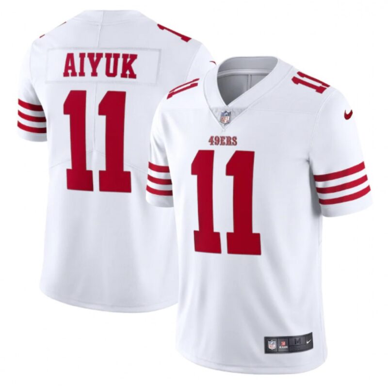 6861a715a39e2_1 Men's San Francisco 49ers #11 Brandon Aiyuk 2022 New White Vapor Untouchable Stitched Jersey