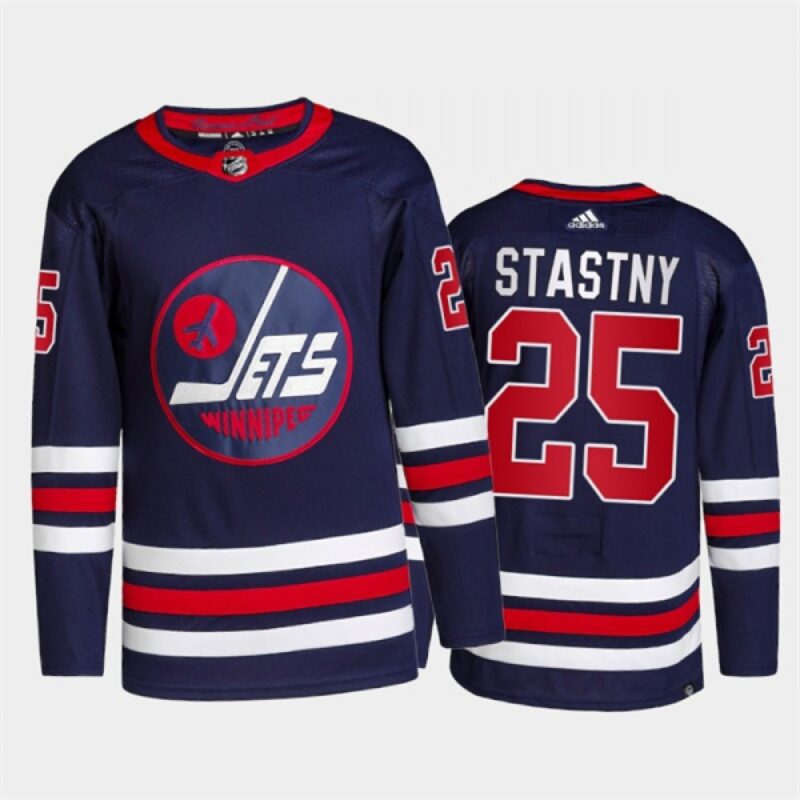 6861a7197bd7e_1 Men's Winnipeg Jets #25 Paul Stastny 2021/22 Navy Stitched Jersey