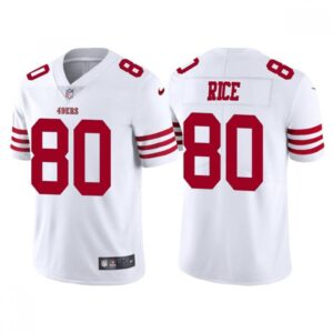 6861a72f79935_1 Men's San Francisco 49ers #80 Jerry Rice 2022 New White Vapor Untouchable Stitched Football Jersey