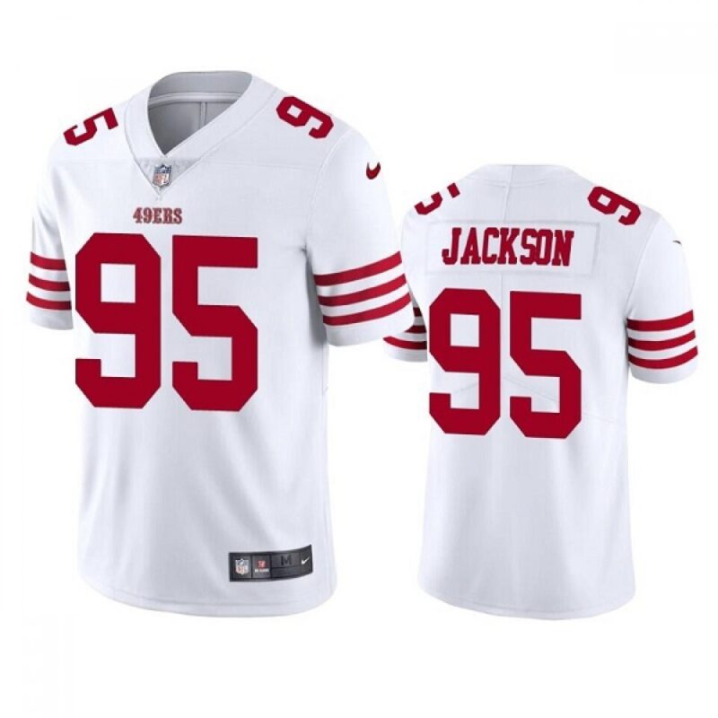 6861a735424aa_1 Men's San Francisco 49ers #95 Drake Jackson 2022 White Vapor Untouchable Stitched Football Jersey