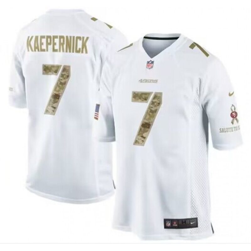 6861a73850f13_1 Men's San Francisco 49ers #7 Colin Kaepernick White Salute To Service Limited Stitched Football Jersey