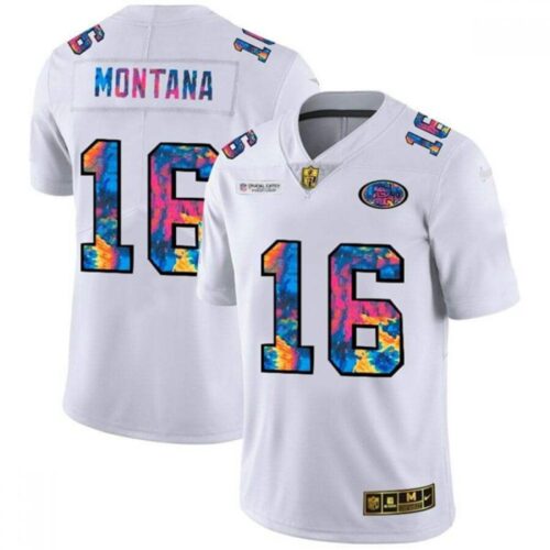 6861a76102128_1 Men's San Francisco 49ers #16 Joe Montana 2020 White Crucial Catch Limited Stitched Jersey