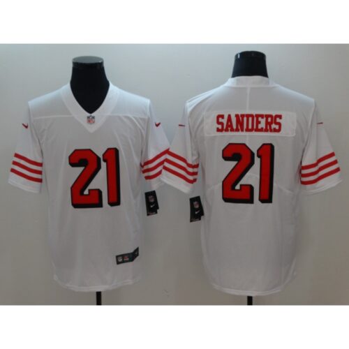 6861a76f40d99_1 Men's NFL San Francisco 49ers #21 Deion Sanders White Untouchable Limited Stitched Jersey