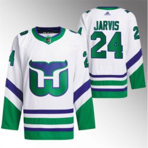 6861a77176f6f_1 Men's Carolina Hurricanes #24 Seth Jarvis White Stitched Jersey