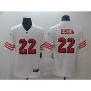 6861a77802467_1 Men's San Francisco 49ers #22 Matt Breida White Color Rush Limited Stitched NFL Jersey
