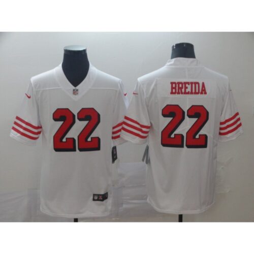 6861a77802467_1 Men's San Francisco 49ers #22 Matt Breida White Color Rush Limited Stitched NFL Jersey