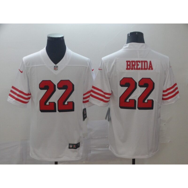 6861a77802467_1 Men's San Francisco 49ers #22 Matt Breida White Color Rush Limited Stitched NFL Jersey
