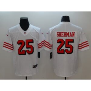 6861a783b2628_1 Men's San Francisco 49ers #25 Richard Sherman White Color Rush Vapor Untouchable Limited Stitched NFL Jersey
