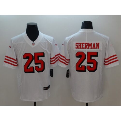 6861a783b2628_1 Men's San Francisco 49ers #25 Richard Sherman White Color Rush Vapor Untouchable Limited Stitched NFL Jersey