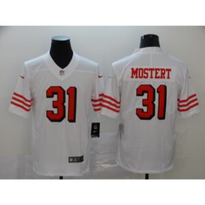 6861a79b259cb_1 Men's San Francisco 49ers #31 Raheem Mostert New White Vapor Untouchable Limited Stitched NFL Jersey