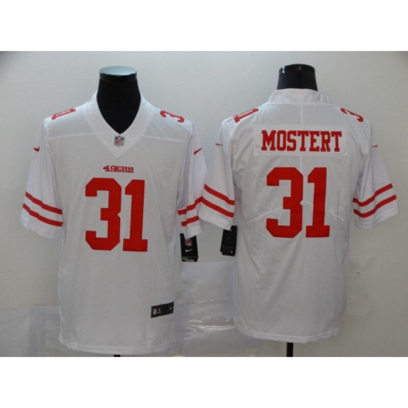 6861a79e1b8cd_1 Men's San Francisco 49ers #31 Raheem Mostert White Vapor Untouchable Limited Stitched NFL Jersey