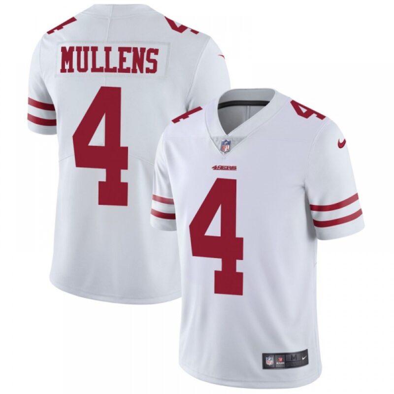 6861a7a456b51_1 Men's San Francisco 49ers #4 Nick Mullens White Vapor Untouchable Limited Stitched NFL Jersey