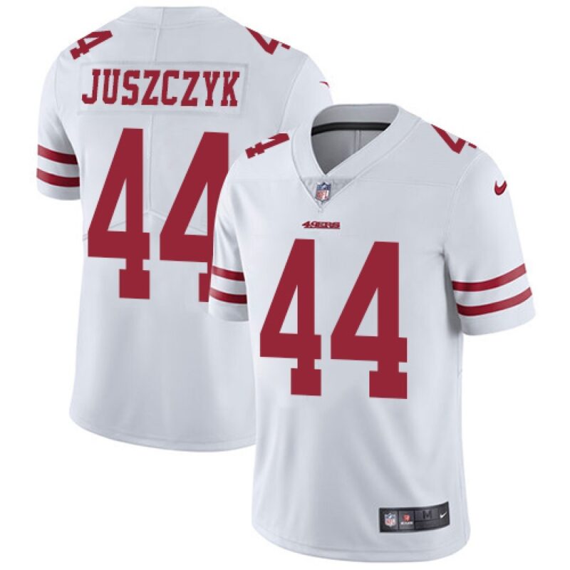 6861a7ad79fd3_1 Men's San Francisco 49ers #44 Kyle Juszczyk White Vapor Untouchable Limited Stitched NFL Jersey