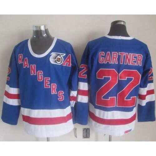 6861a7b45e673_1 Rangers #22 Mike Gartner Blue CCM 75TH Stitched NHL Jersey