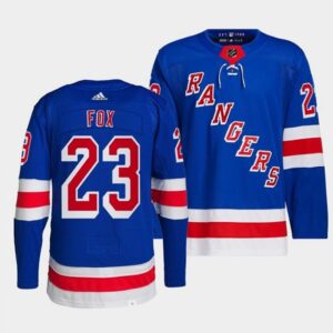 6861a7c0b5c75_1 Men's New York Rangers #23 Adam Fox Royal Stitched Jersey