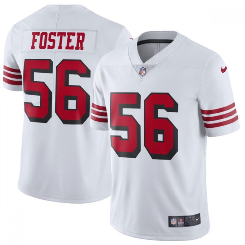 6861a7ce77d51_1 Men's NFL San Francisco 49ers #56 Reuben Foster White Untouchable Limited Stitched Jersey