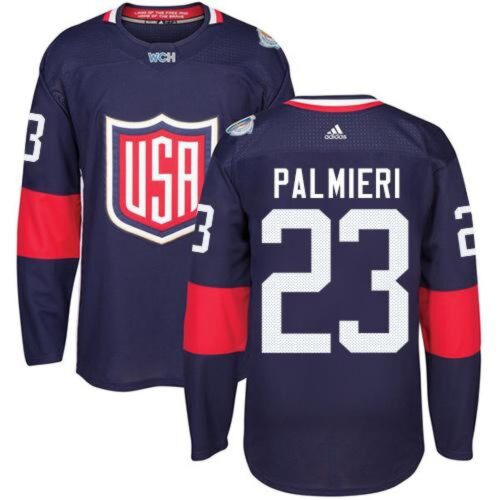 6861a7dc6de26_1 Team USA #23 Kyle Palmieri Navy Blue 2016 World Cup Stitched Youth NHL Jersey