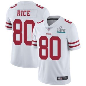 6861a7f1451e5_1 Men's San Francisco 49ers #80 Jerry Rice White Super Bowl LIV Vaper Untouchable Limited Stitched NFL Jersey