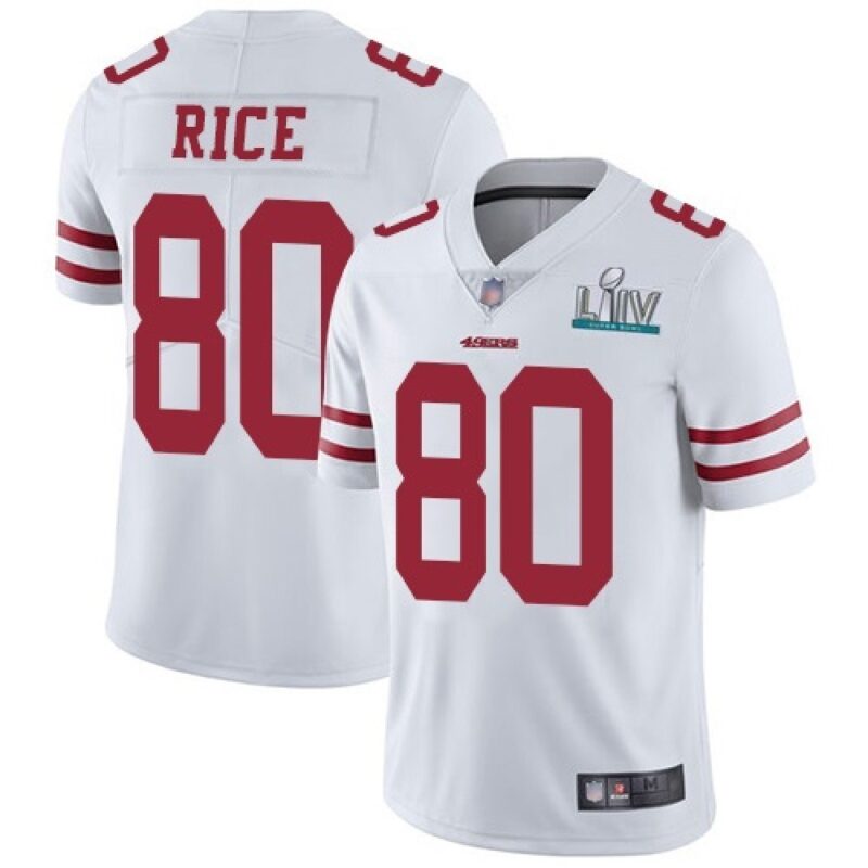 6861a7f1451e5_1 Men's San Francisco 49ers #80 Jerry Rice White Super Bowl LIV Vaper Untouchable Limited Stitched NFL Jersey