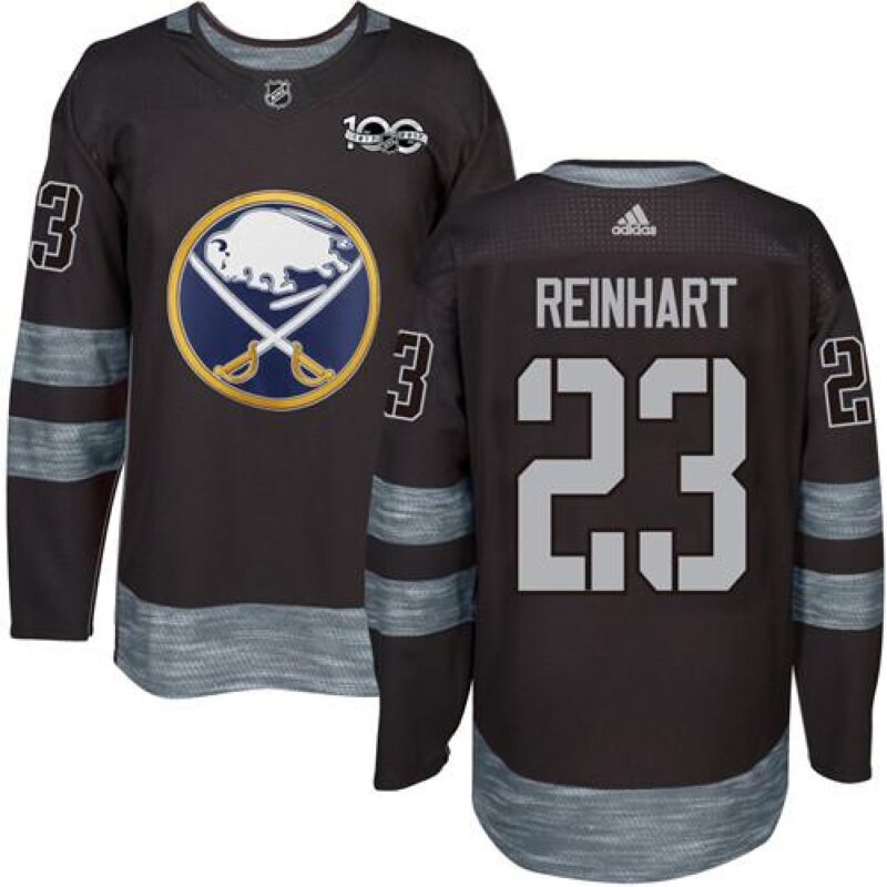 6861a7f83f613_1 Sabres #23 Sam Reinhart Black 1917-2017 100th Anniversary Stitched NHL Jersey