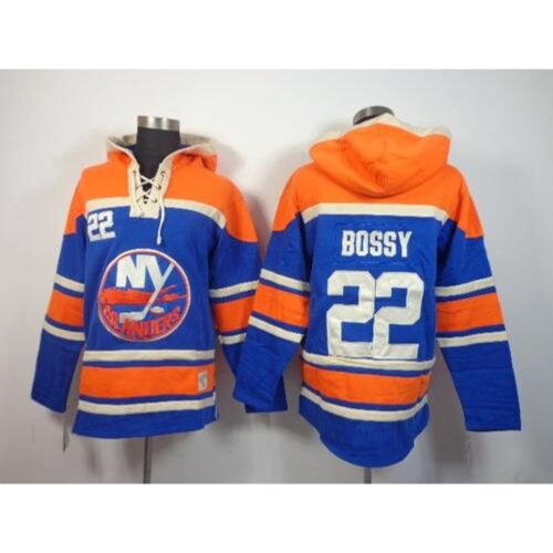 6861a82ad4535_1 Islanders #22 Mike Bossy Baby Blue Sawyer Hooded Sweatshirt Stitched NHL Jersey