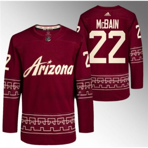 6861a844ae8f3_1 Men's Arizona Coyotes #22 Jack McBain Garnet Alternate Pro Jersey