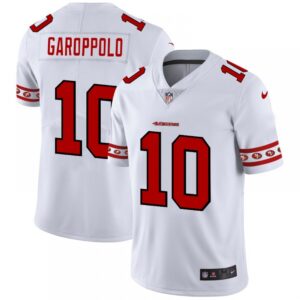 6861a84616494_1 Men's San Francisco 49ers #10 Jimmy Garoppolo White 2019 Team Logo Cool Edition Stitched NFL Jersey