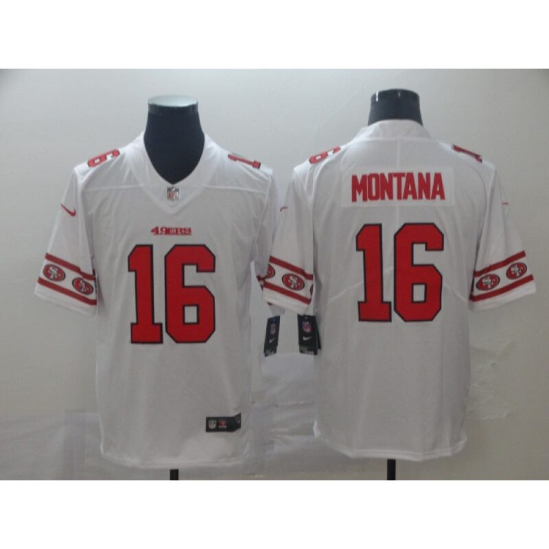 6861a851e44b9_1 Men's San Francisco 49ers #16 Joe Montana White 2019 Team Logo Cool Edition Stitched NFL Jersey