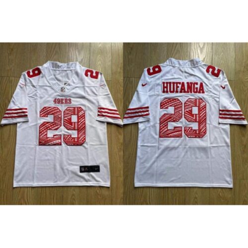 6861a85e0224b_1 Men's San Francisco 49ers #29 Talanoa Hufanga White Stitched Jersey