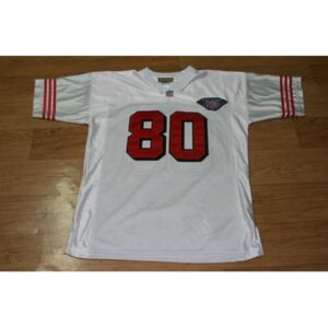 6861a8701dfea_1 Men's San Francisco 49ers #80 Jerry Rice White Stitched Jersey