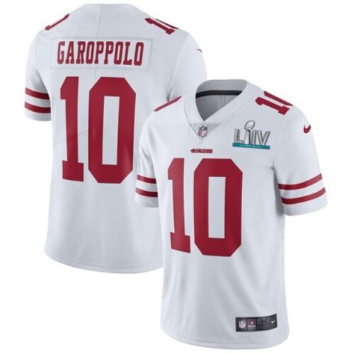 6861a8856dd83_1 Men's San Francisco 49ers #10 Jimmy Garoppolo White Super Bowl LIV Vaper Untouchable Limited Stitched NFL Jersey