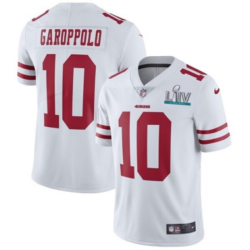 6861a8856dd83_1 Men's San Francisco 49ers #10 Jimmy Garoppolo White Super Bowl LIV Vaper Untouchable Limited Stitched NFL Jersey