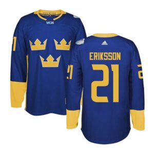 6861a8966d482_1 Team Sweden #21 Loui Eriksson Blue 2016 World Cup Stitched NHL Jersey