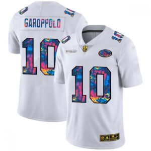 6861a8a0ce899_1 Men's San Francisco 49ers #10 Jimmy Garoppolo 2020 White Crucial Catch Limited Stitched Jersey
