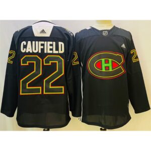 6861a8acf303f_1 Men's Montreal Canadiens #22 Cole Caufield 2022 Black Warm Up History Night Stitched Jersey