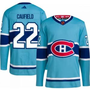 6861a8b046c89_1 Men's Montreal Canadiens #22 Cole Caufield Blue 2022-23 Reverse Retro Stitched Jersey