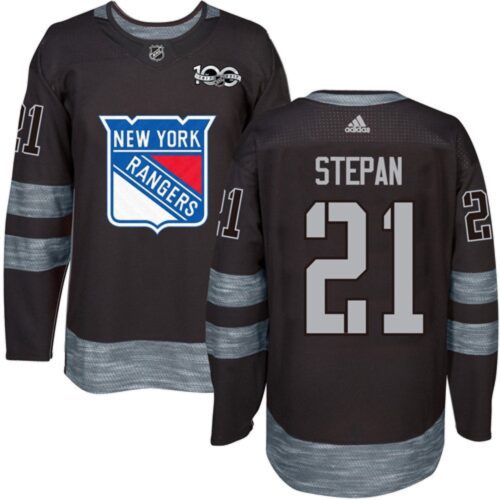 6861a8c9bfb1c_1 Rangers #21 Derek Stepan Black 1917-2017 100th Anniversary Stitched NHL Jersey