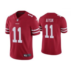 6861a8e712c9b_1 Men's San Francisco 49ers #11 Brandon Aiyuk Red Vapor Untouchable Limited Stitched Jersey