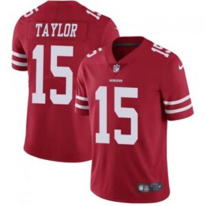 6861a8f9f3910_1 Men's San Francisco 49ers #15 Trent Taylor Red Vapor Untouchable Limited Stitched NFL Jersey