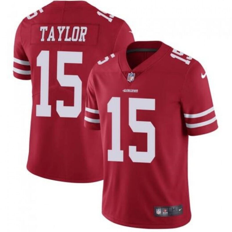 6861a8f9f3910_1 Men's San Francisco 49ers #15 Trent Taylor Red Vapor Untouchable Limited Stitched NFL Jersey