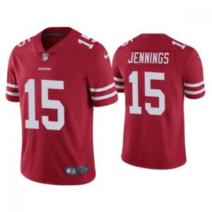 6861a8fd1a0df_1 Men's San Francisco 49ers #15 Jauan Jennings 2021 Red Vapor Untouchable Limited Stitched Jersey